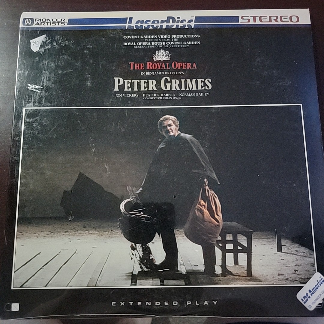 The Royal Opera Peter Grimes  Laserdisc