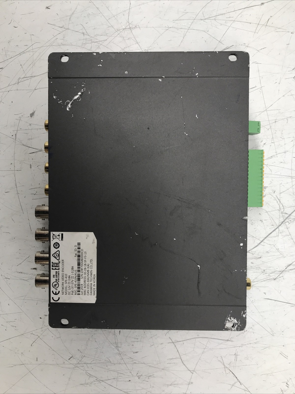 WiseNet SPE-410 Network Video Encoder *Tested for power