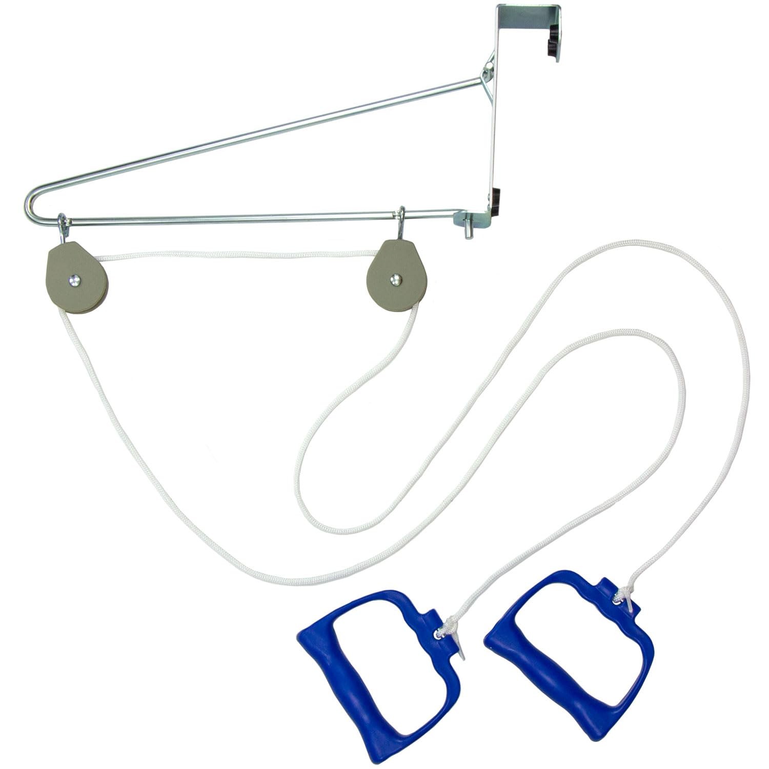 DMI Exercise Pulley Set for Physical Therapy helps 1 Count (Pack of 1), White