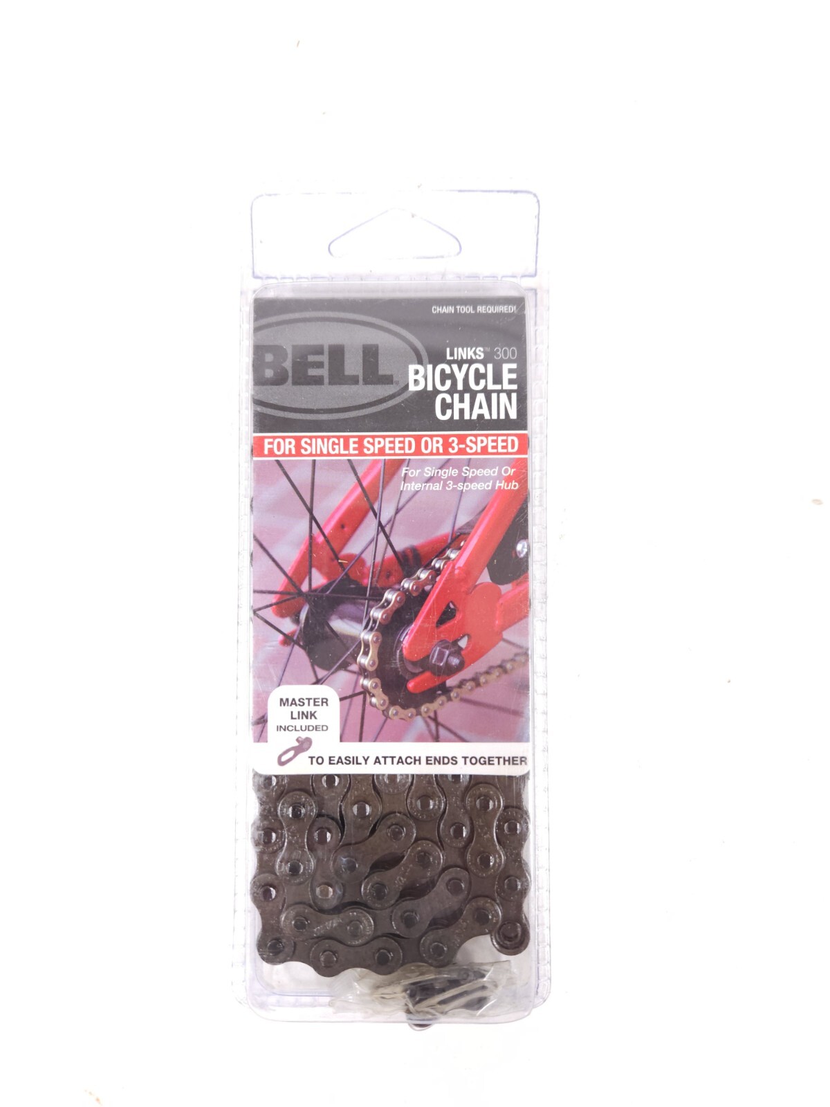 Bell Sports Links 300 Bicycle Chain For Single Speed Or 3-Speed Bicycles