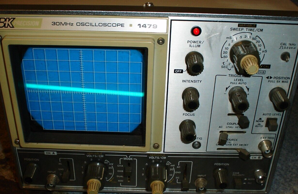 B&K Precision 30MHz Oscilloscope 1479 BK