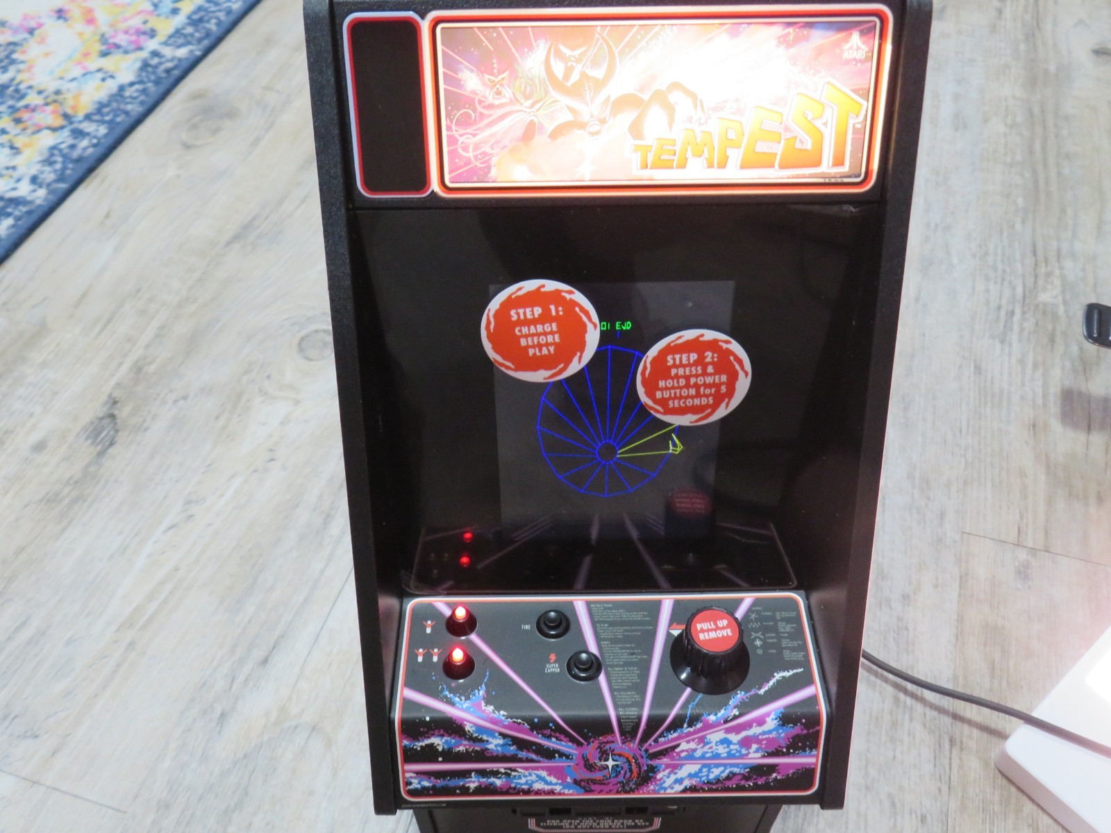 Replicade TEMPEST New Wave Toys 1/6 Scale Arcade Machine *UNUSED* Atari