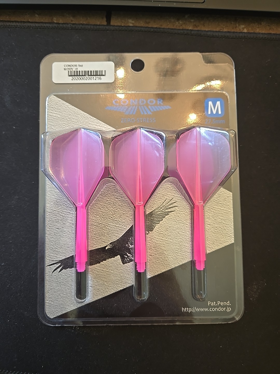 CONDOR ZERO STRESS FLIGHTS PINK MEDIUM LENGTH STANDARD SHAPE