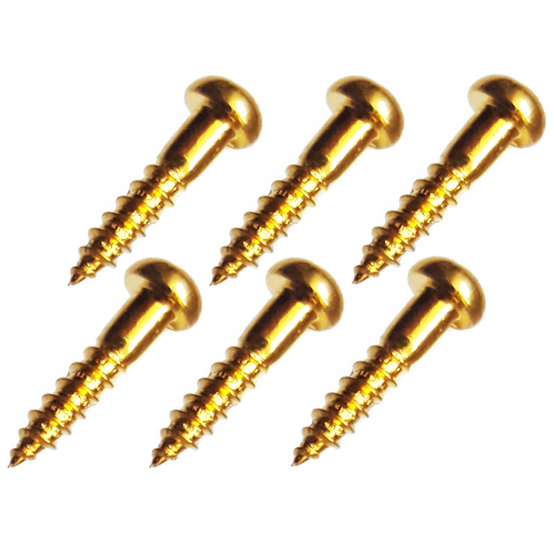 Gotoh WS-02G Gold Machine Head Screws Set of 6