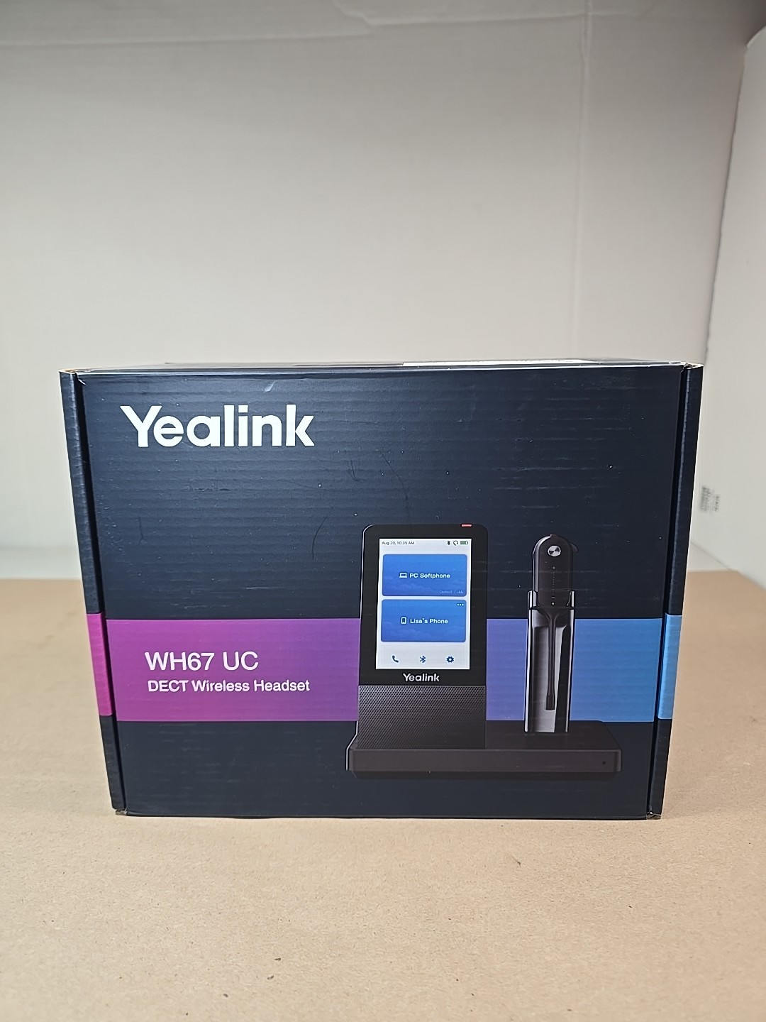 Yealink WH67 UC  DECT Wireless Earset Headset WH67UC New Sealed