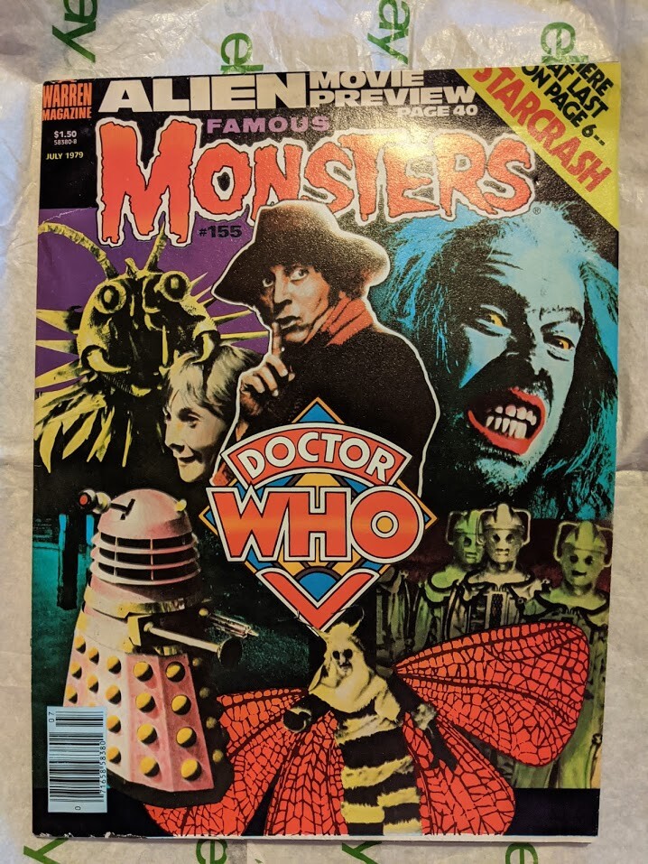 Famous Monsters of Filmland Issue 155 Doctor Who Alien Movie pre release Preview