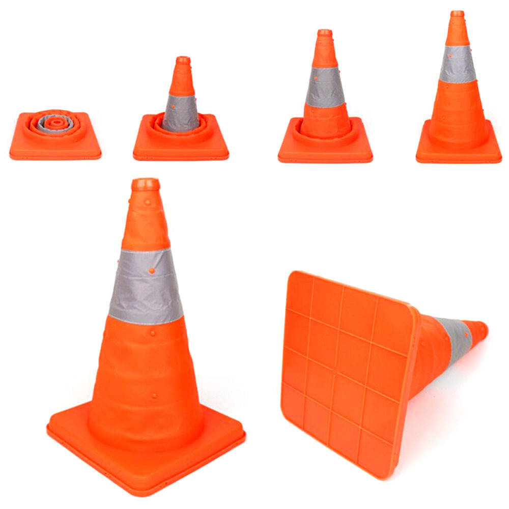 Folding Collapsible Cone Highway Traffic Multi Purpose Reflective Safety Cone