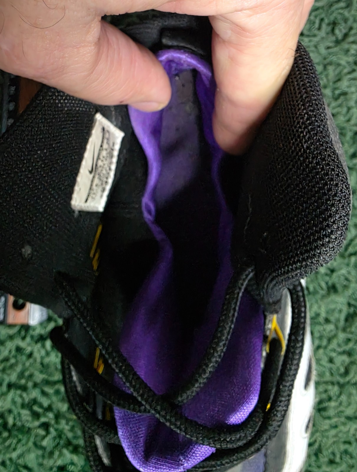 Nike GP20 Sonic Flight Black & Purple Venom 11.5 Sneakers #641333-001