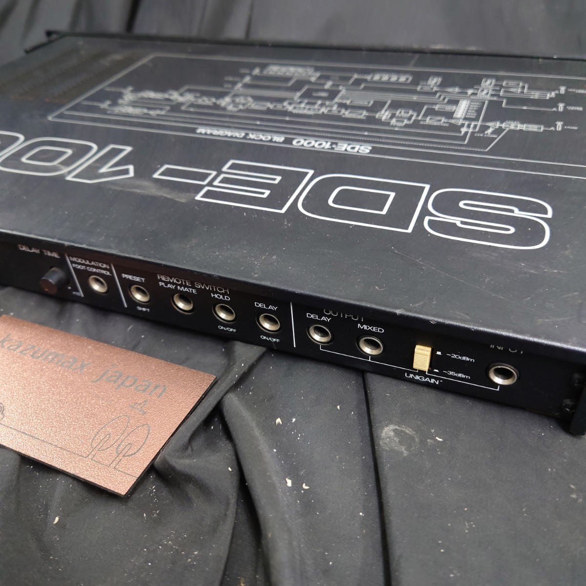 Roland SDE-1000 Digital Delay Effects Processor Rackmount Tested