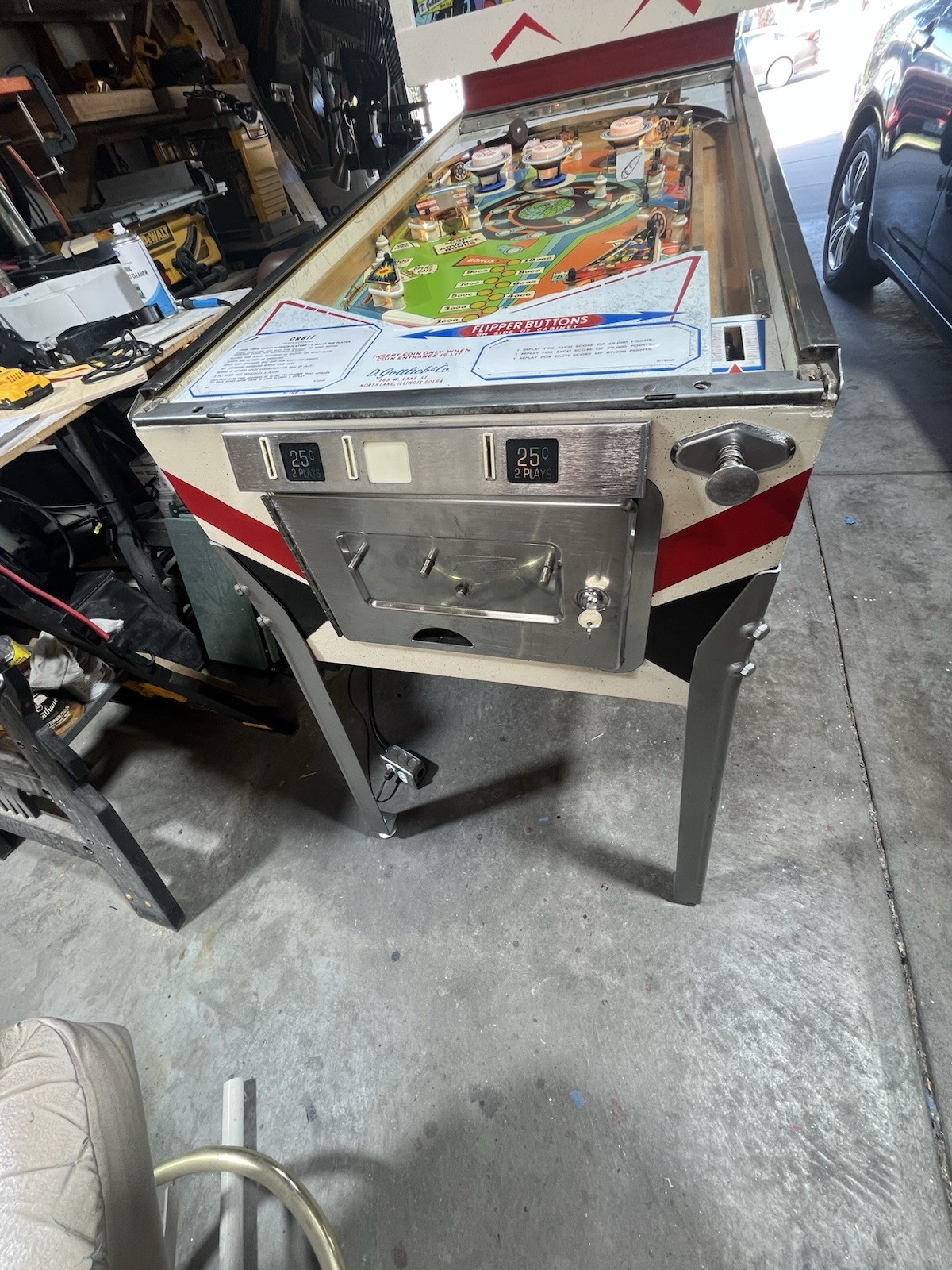 1971 Gottlieb Orbit Pinball