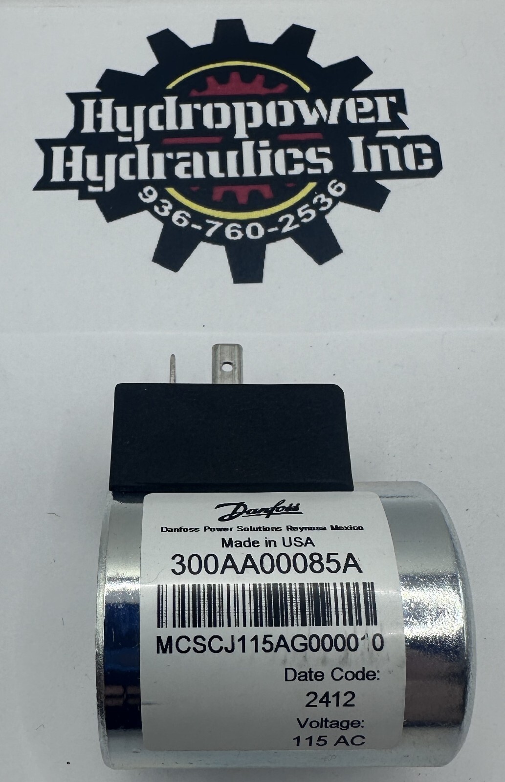 300AA00085A, MSCJ115AG000010, Danfoss, Eaton, Vickers, 115 Volt, Solenoid Coil