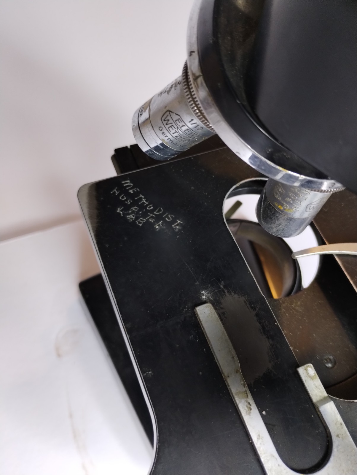 Antique ERNST LEITZ WETZLAR Stereo Look Microscope With Box