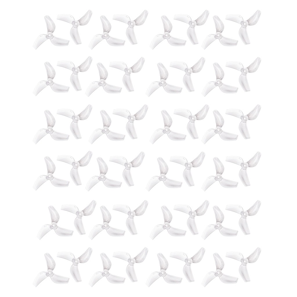 24 Pairs GEMFAN 1219S 3-Blade 31mm Propellers Micro Drone Props for Tiny Whoop