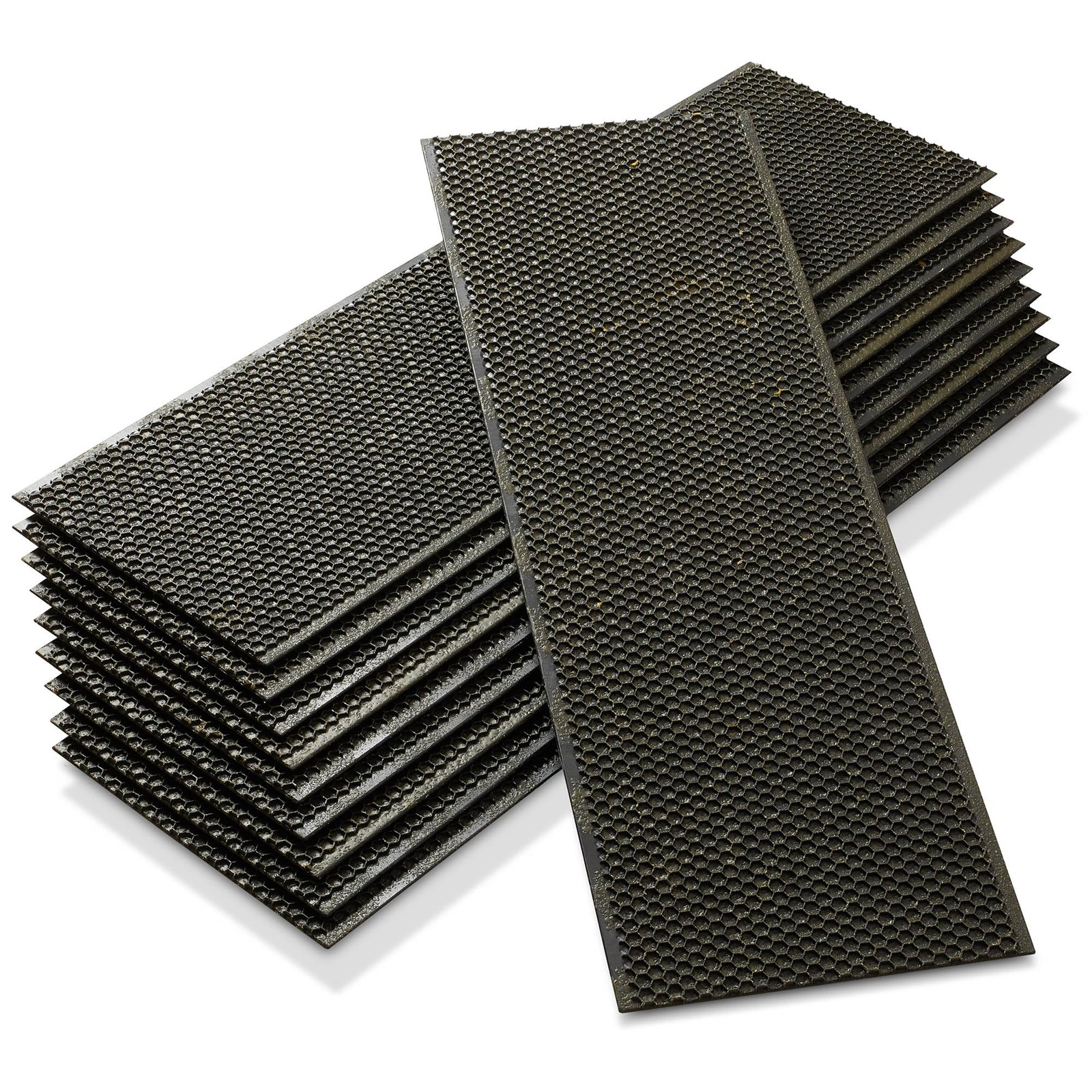 6" Bee Frame Foundations - Beeswax Coated Black Foundation Sheets for Medium ...