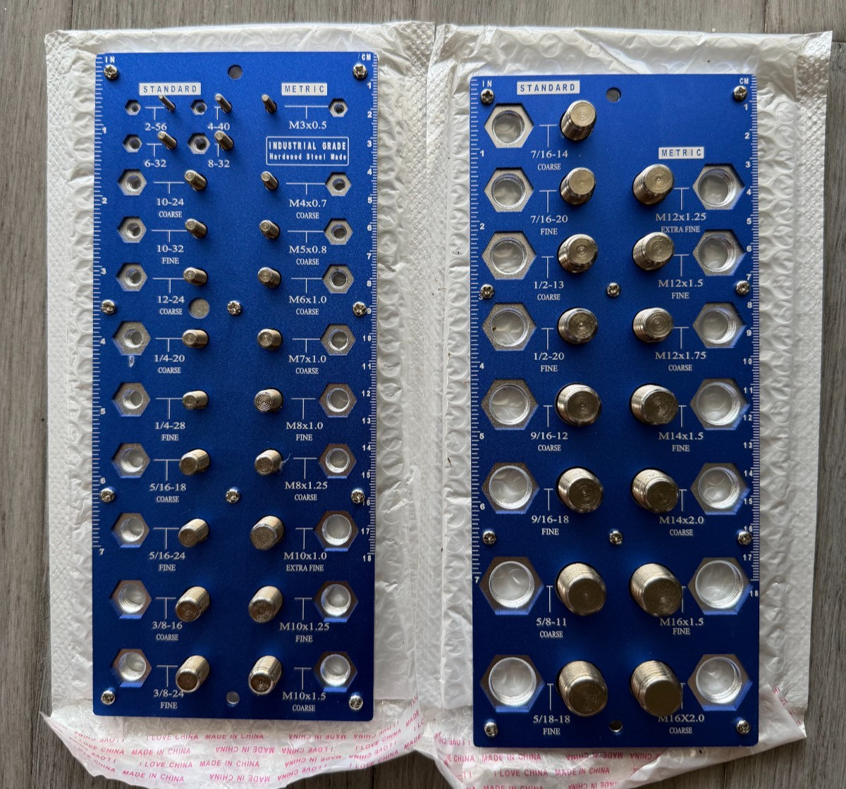 76  Thread Checker, Nut and Bolt Thread Checker Standard and Metric, Thread
