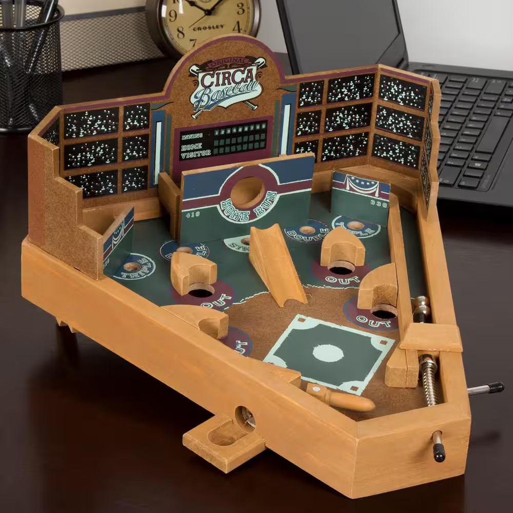 Tabletop Baseball Pinball Game