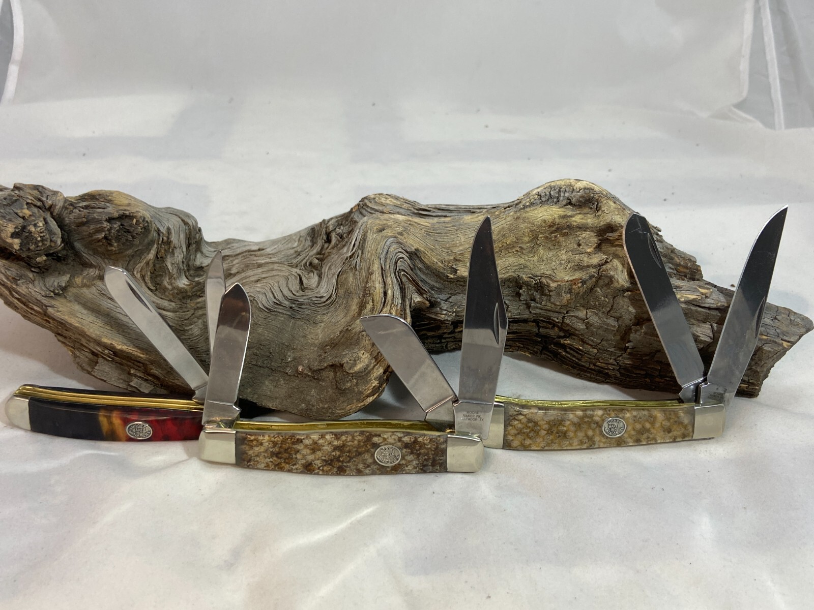Python Snake Skin Knife Scales 1/4" (Pair) (197)