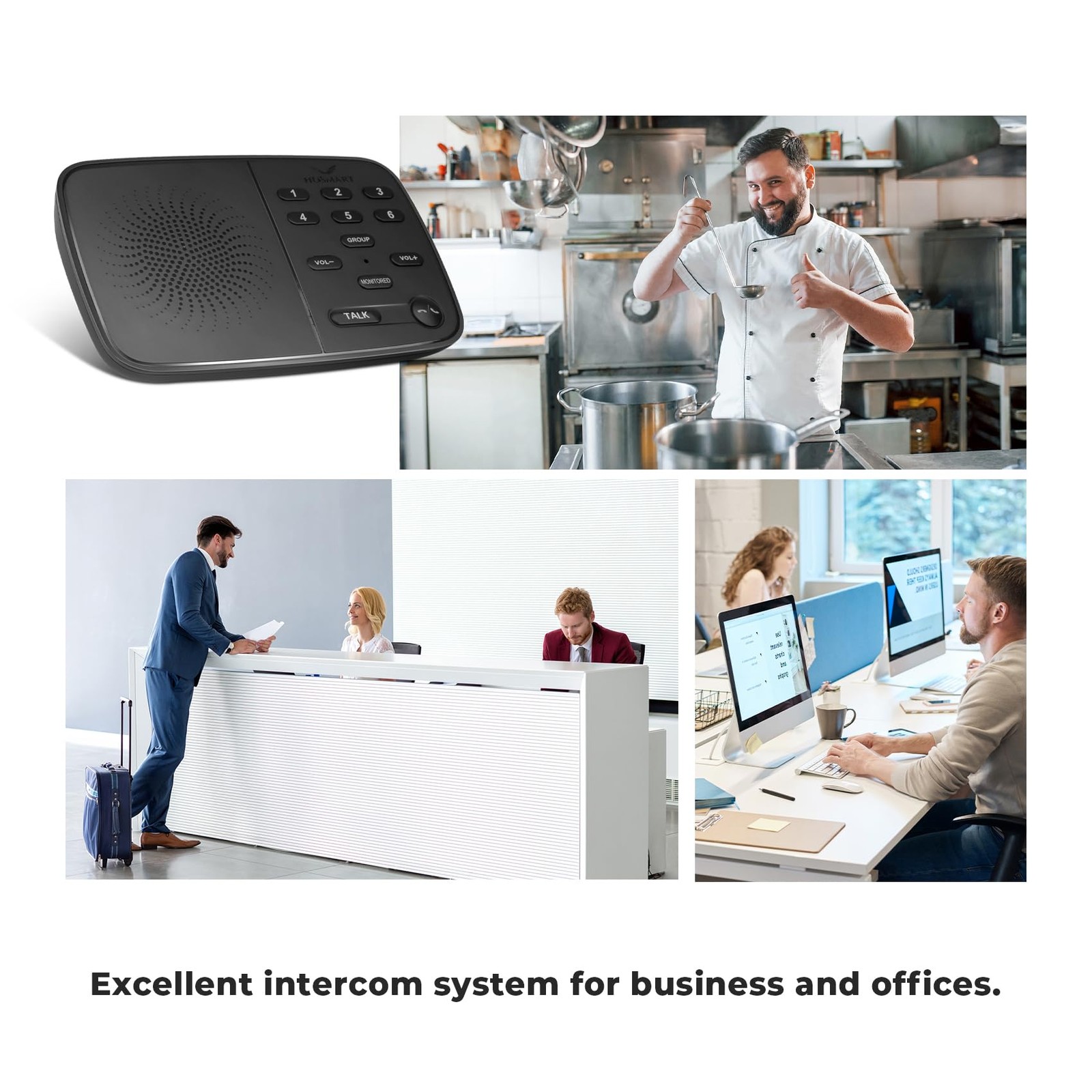 UltraSpeak Pro Wireless Intercom System 2025 Full Duplex 1200ft Range