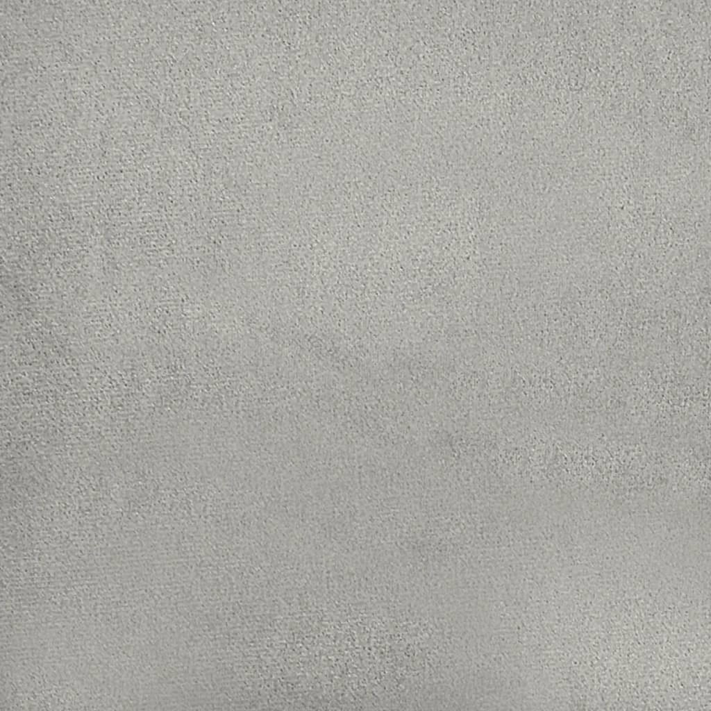 2-seater Sofa Light grey Microfiber, Metal, Textilene 2-seater