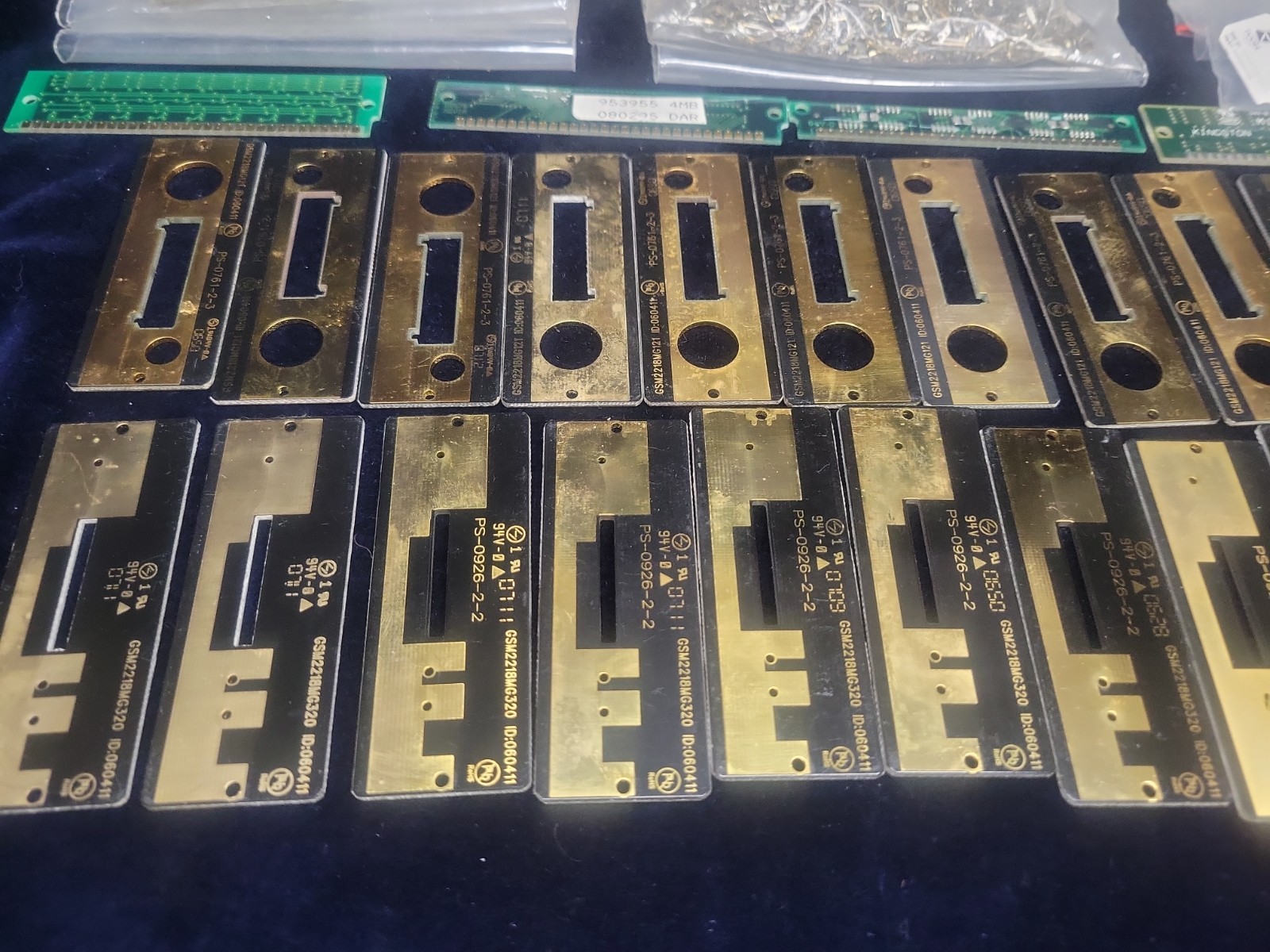 Gold Plated Electronic Parts- Computer, Communication, and Cell Devices- 2 Lbs