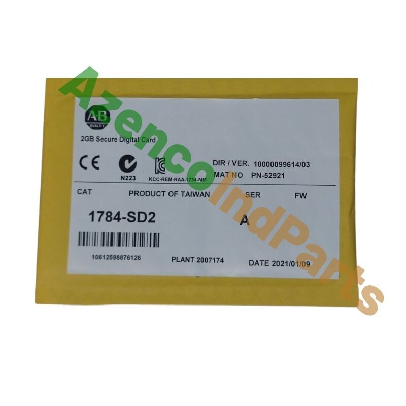 New Sealed Allen-Bradley 1784-SD2 2GB Digital Memory Card ControlLogix 1784SD2