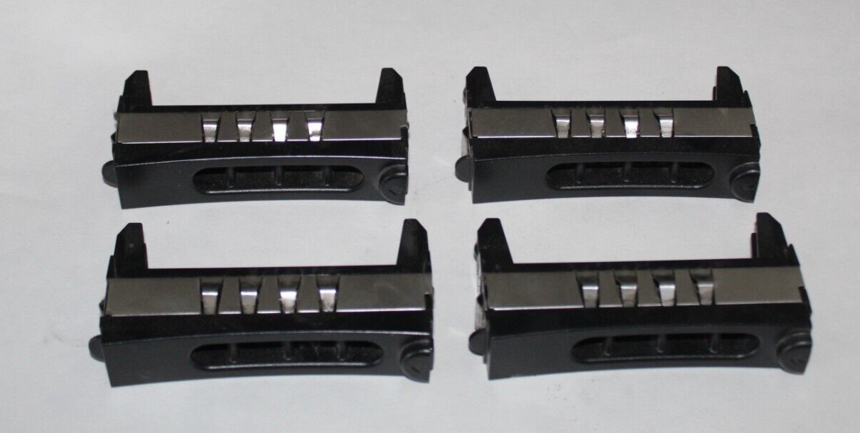 Lot of 4 Dell PowerEdge Hard Disk Tray False Fronts