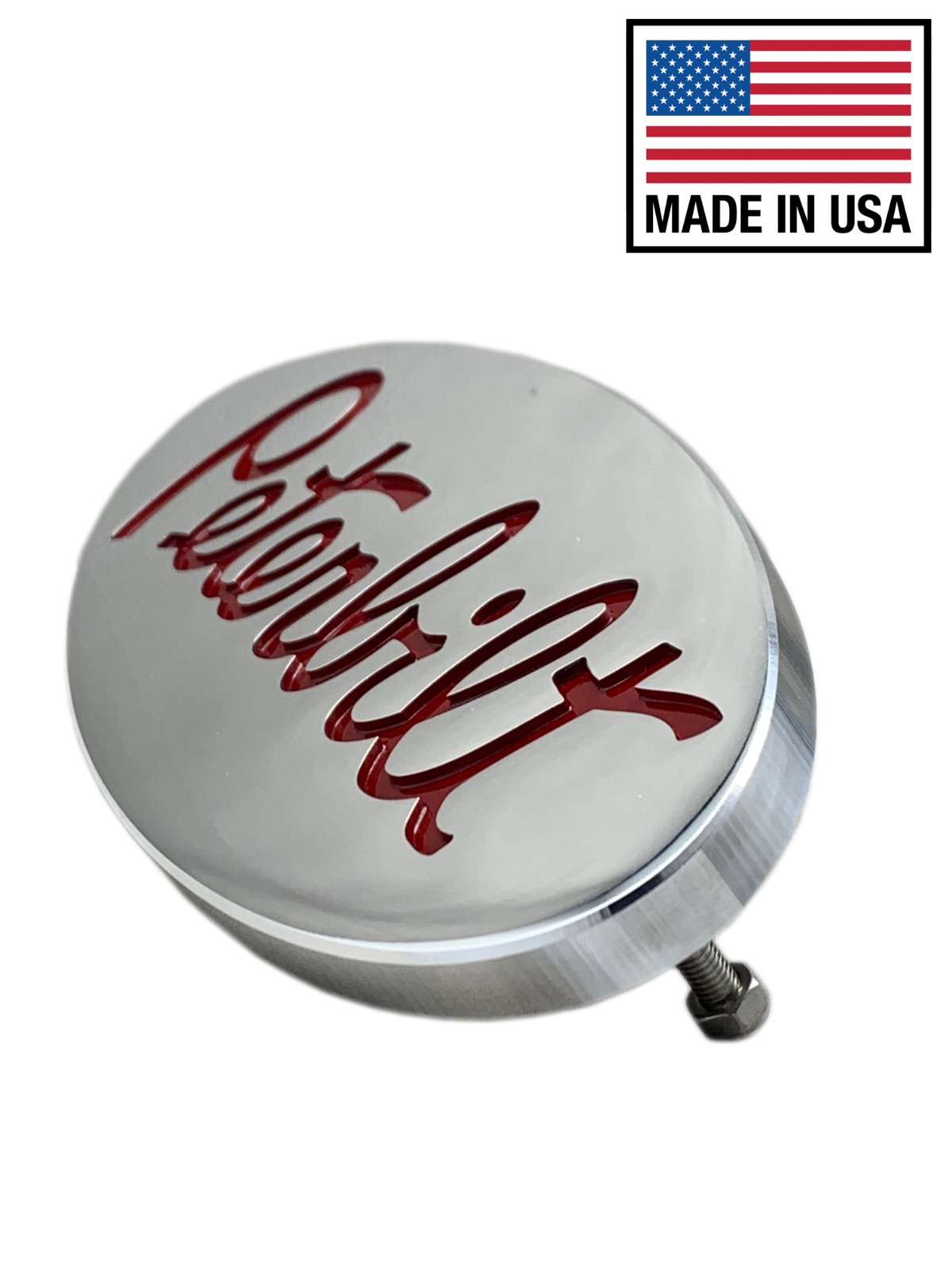 Custom made for Peterbilt Logo Name Emblem CNC Aluminum Genuine OEM size & fit