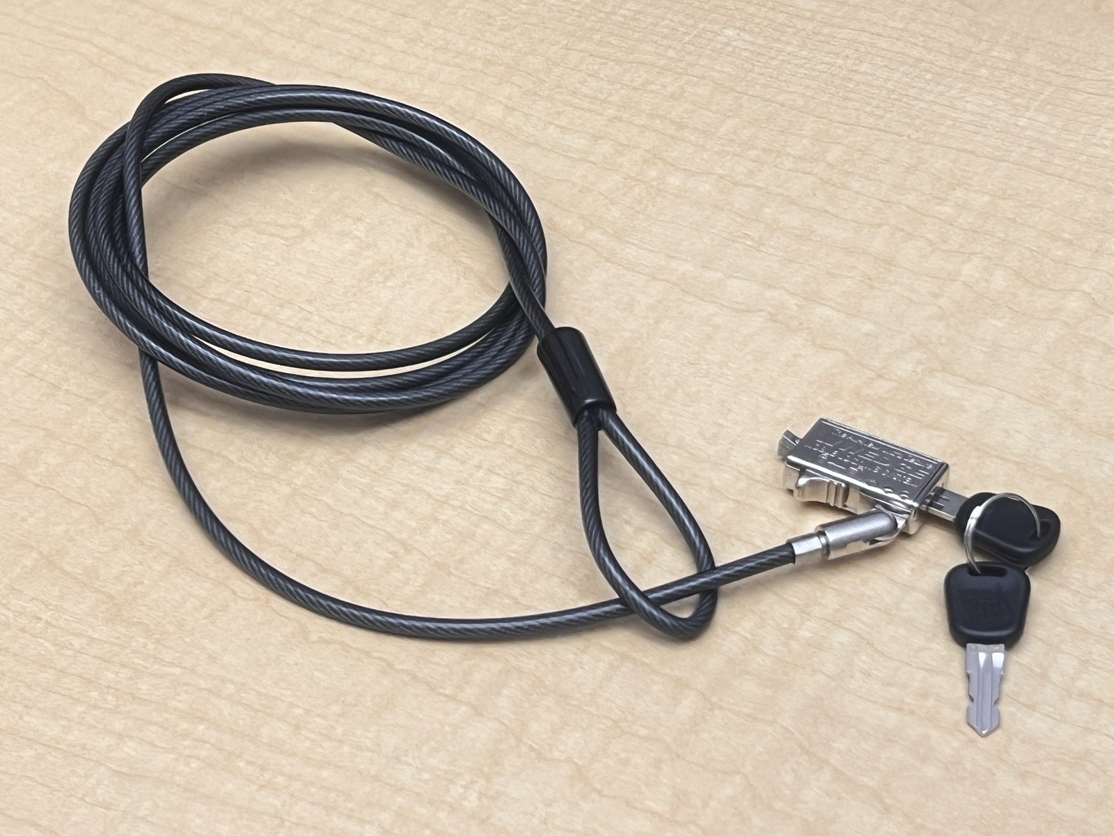 Noble Locks TZ08T Low Profile Flat Key Wedge Lock For Dell Laptops Security