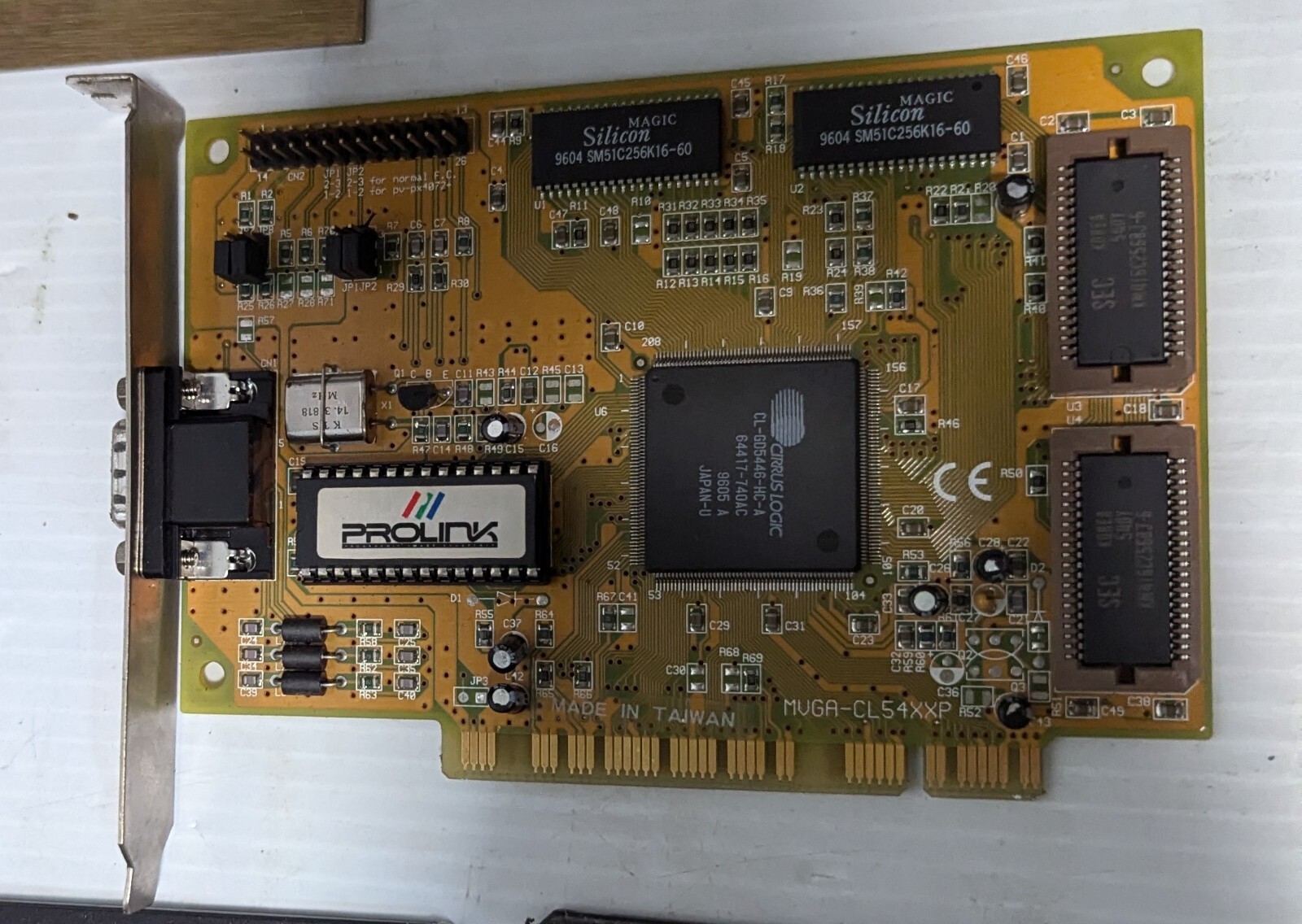 Prolink MVGA-CL54XXP PCI VGA Graphics Card+Returns