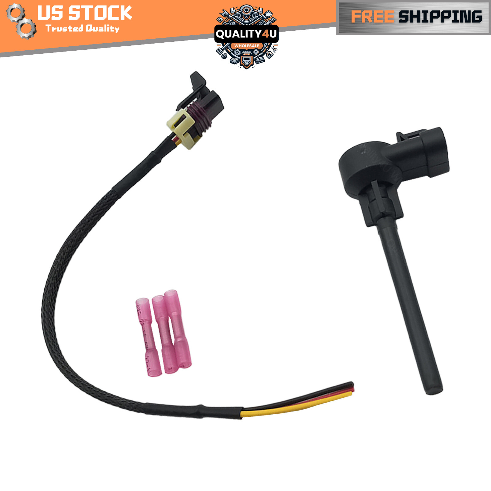 For Kenworth Peterbilt N9267001 Coolant Level Sensor & Repair Connector Pigtail