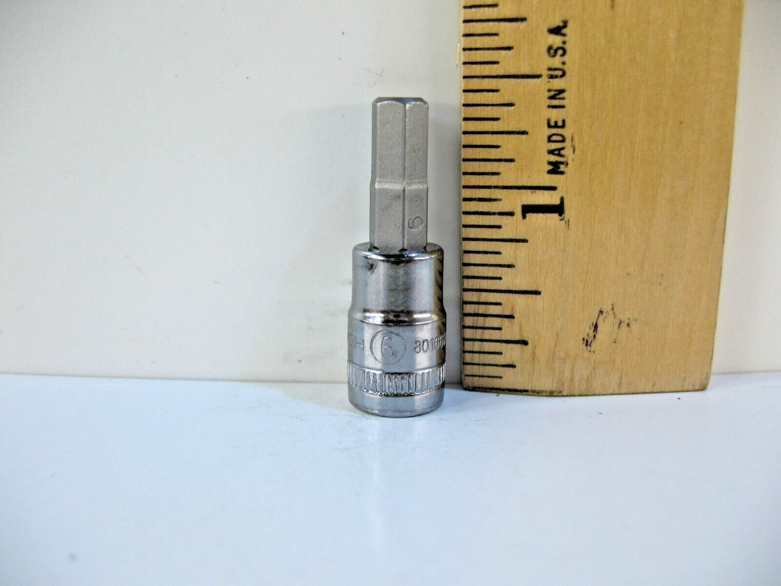 GearWrench 80166N, 1/4" Drive Hex Bit Socket 6mm - Brand New