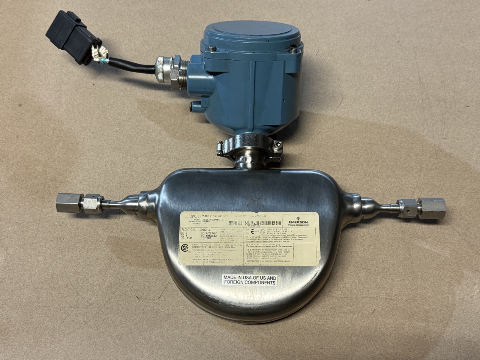 Micro Motion - CMFS010 - Sensor 800 Enhanced Core Processor Flow Sensor - (USED)