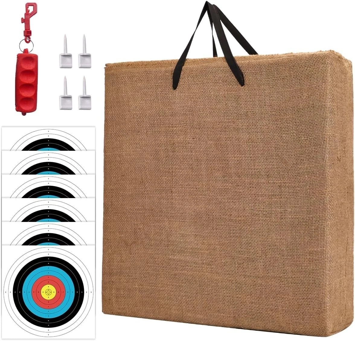 20'' Rectangular Straw Target for Archery - Ideal for Recurve & Traditional Bows