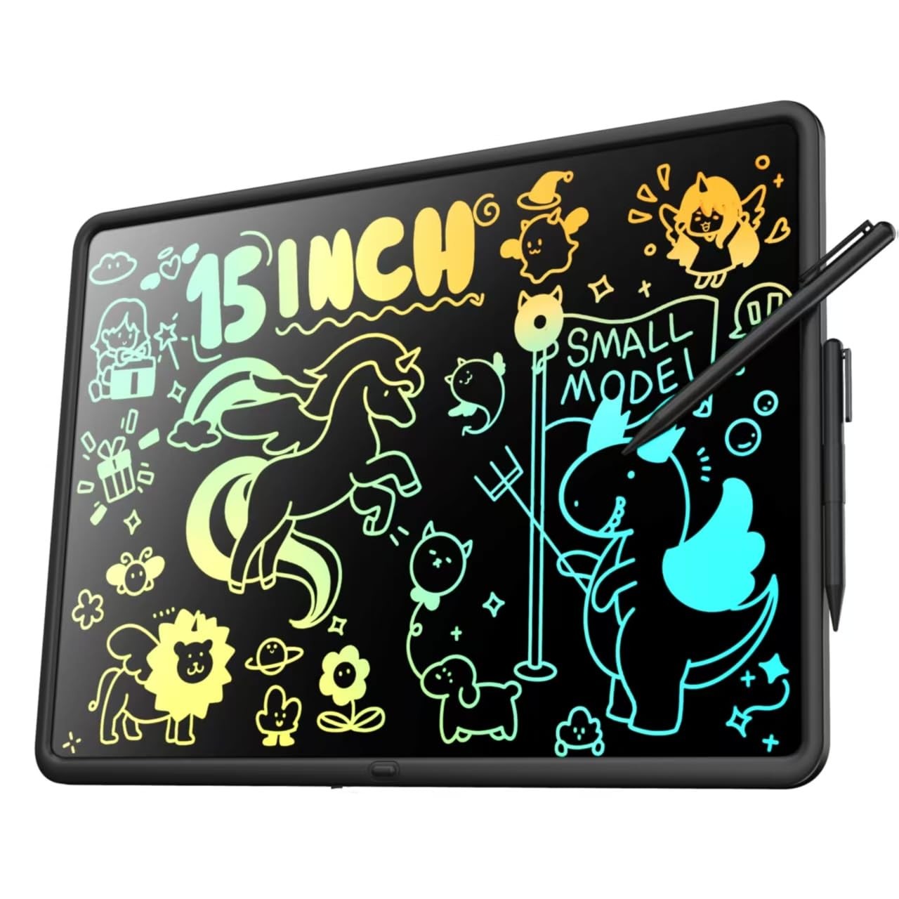 15 Inch LCD Writing Tablet for Kids Rechargeable Drawing Pad Doodle Board