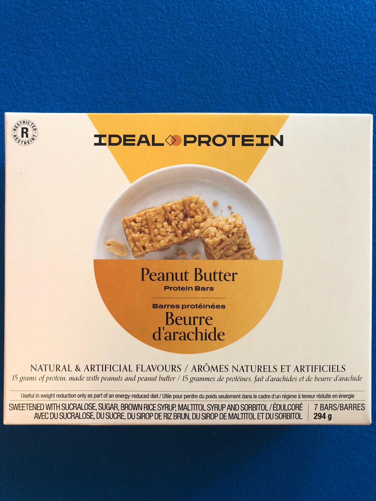 Ideal Protein Peanut Butter Protein Bars - 7 Bars - EXP 12/31/26 - FREE SHIPPING