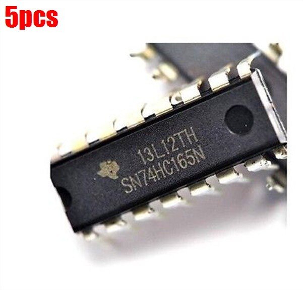 5X SN74HC165N Shift Registers DIP-16 Parallel Load 8 Bit 74HC165 Ic New ns