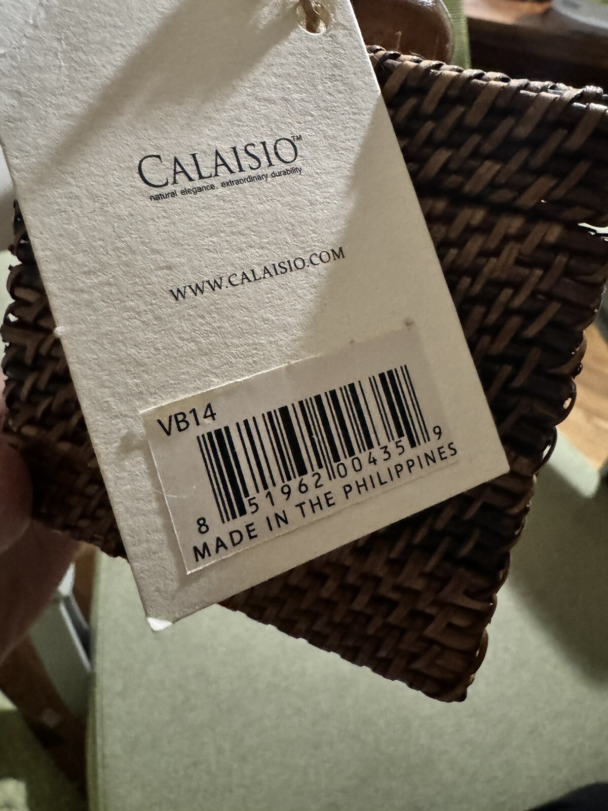 Calais Woven Lidded Box NWT