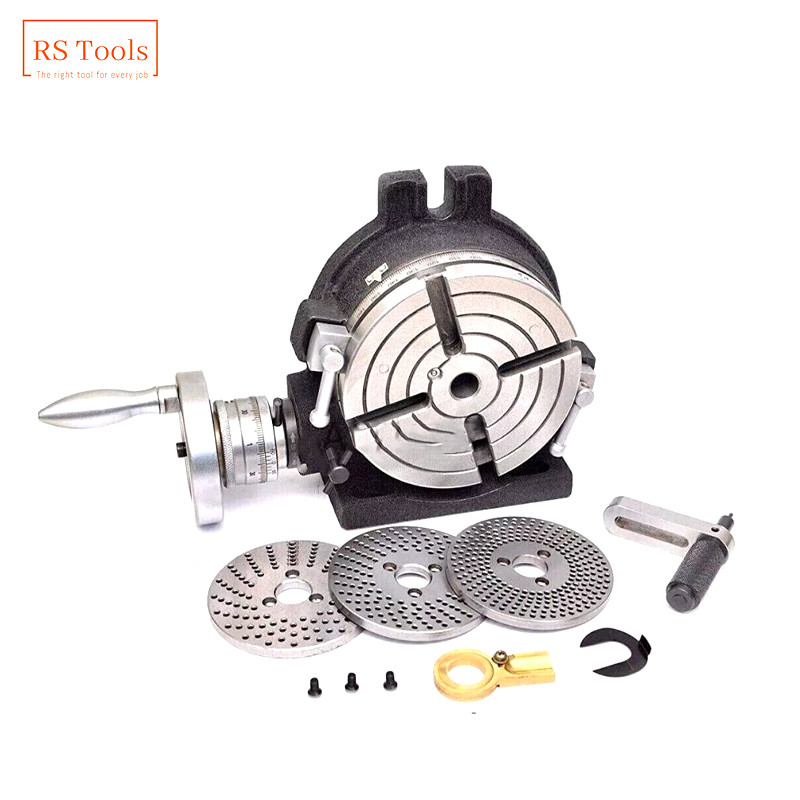 HV4 4 Slot 110mm New Rotary Table With Indexing Plate Set Dividing Plate Set