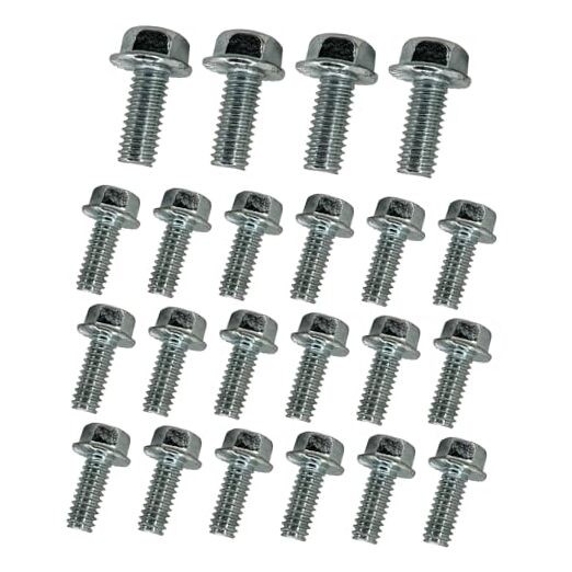 Stainless Steel Oil Pan Bolt Kit Replacement for Chevy and Ford Small Block