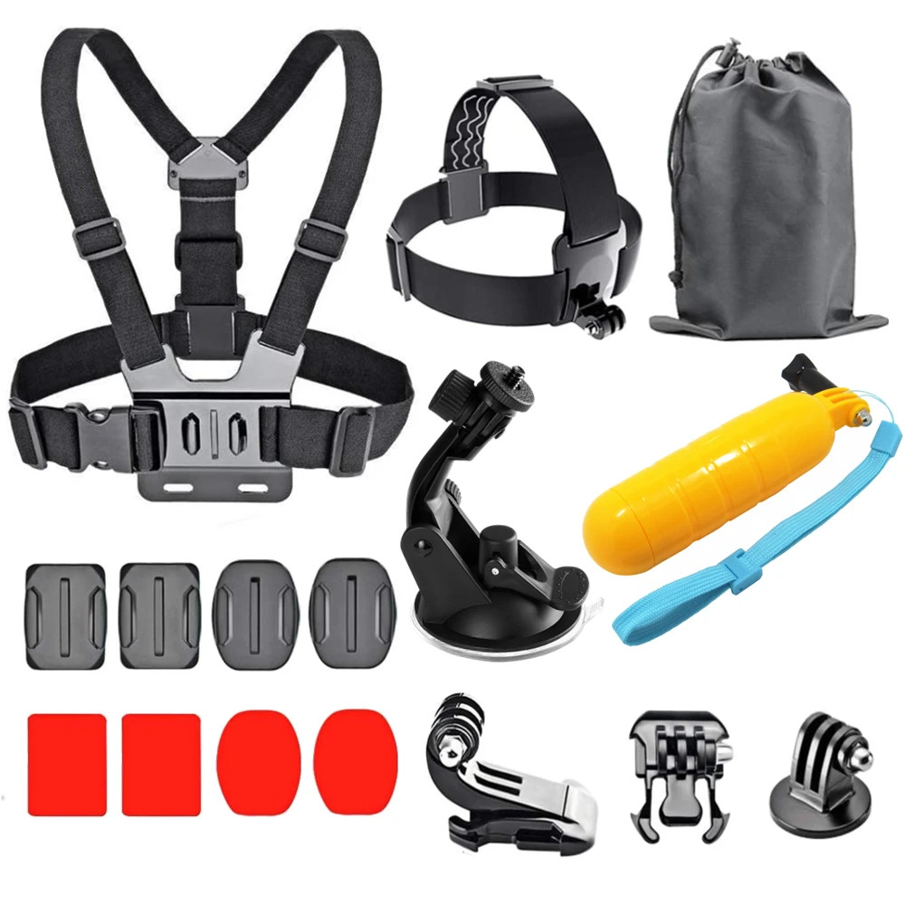 Action camera Accessories For Gopro Hero 9 8 7 5 4 For Dji Osmo Action Backpack