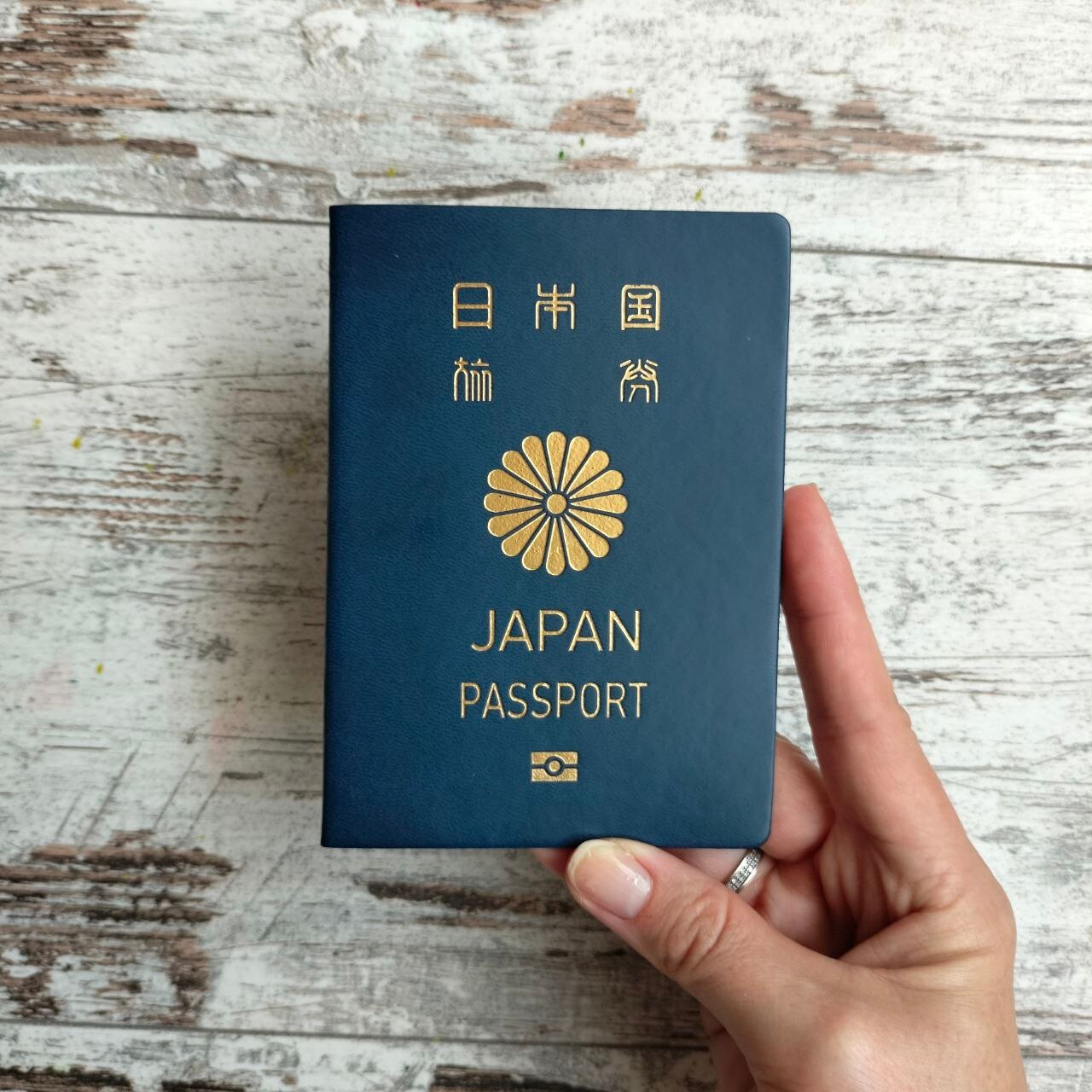 Japanese passport prop. Novelty passport. Travel passport replica. Play passport