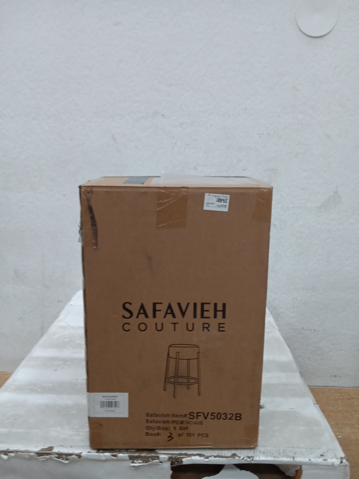 Safavieh PAISLEIGH METAL COUNTER STOOL, Reduced Price 2172729015 SFV5032B