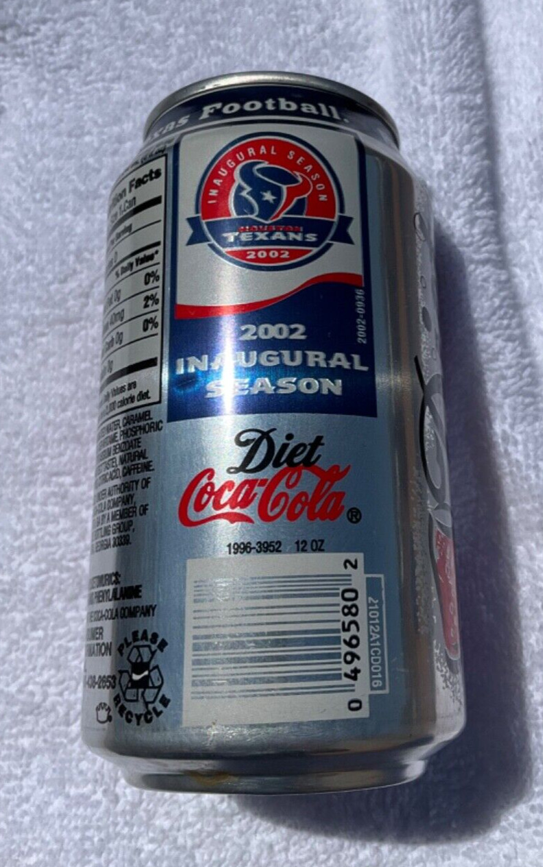 Diet Coca-Cola 2002 Inaugural Season Houston Texans