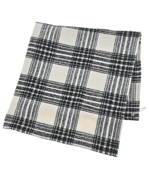 LOILE Scarves WhitexBlack(Check Pattern) F 2200666912749