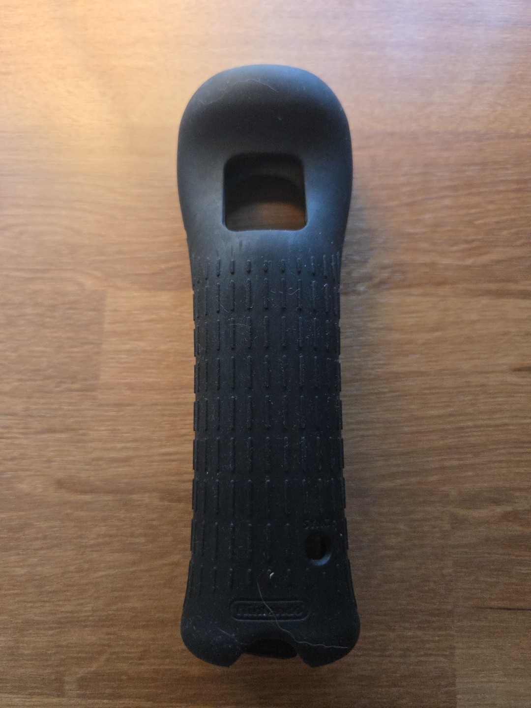 Nintendo Wii Remote Motion Plus Black Tested Controller with Black Rubber Case