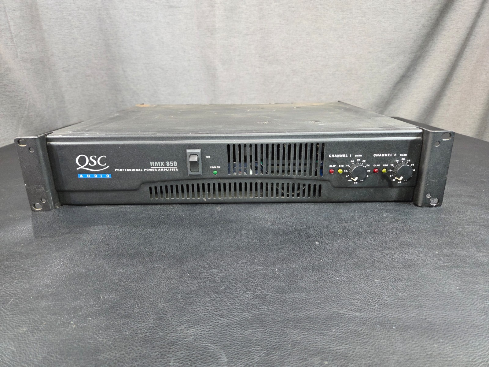 QSC RMX 850 Pro Audio 2Ch Rack Mount Pro Power Amplifier Parts Repair VIDEO DEMO