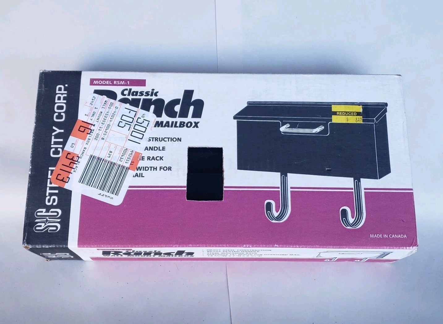 Nos steel city corp Classic Ranch Porch mailbox - Free Shipping