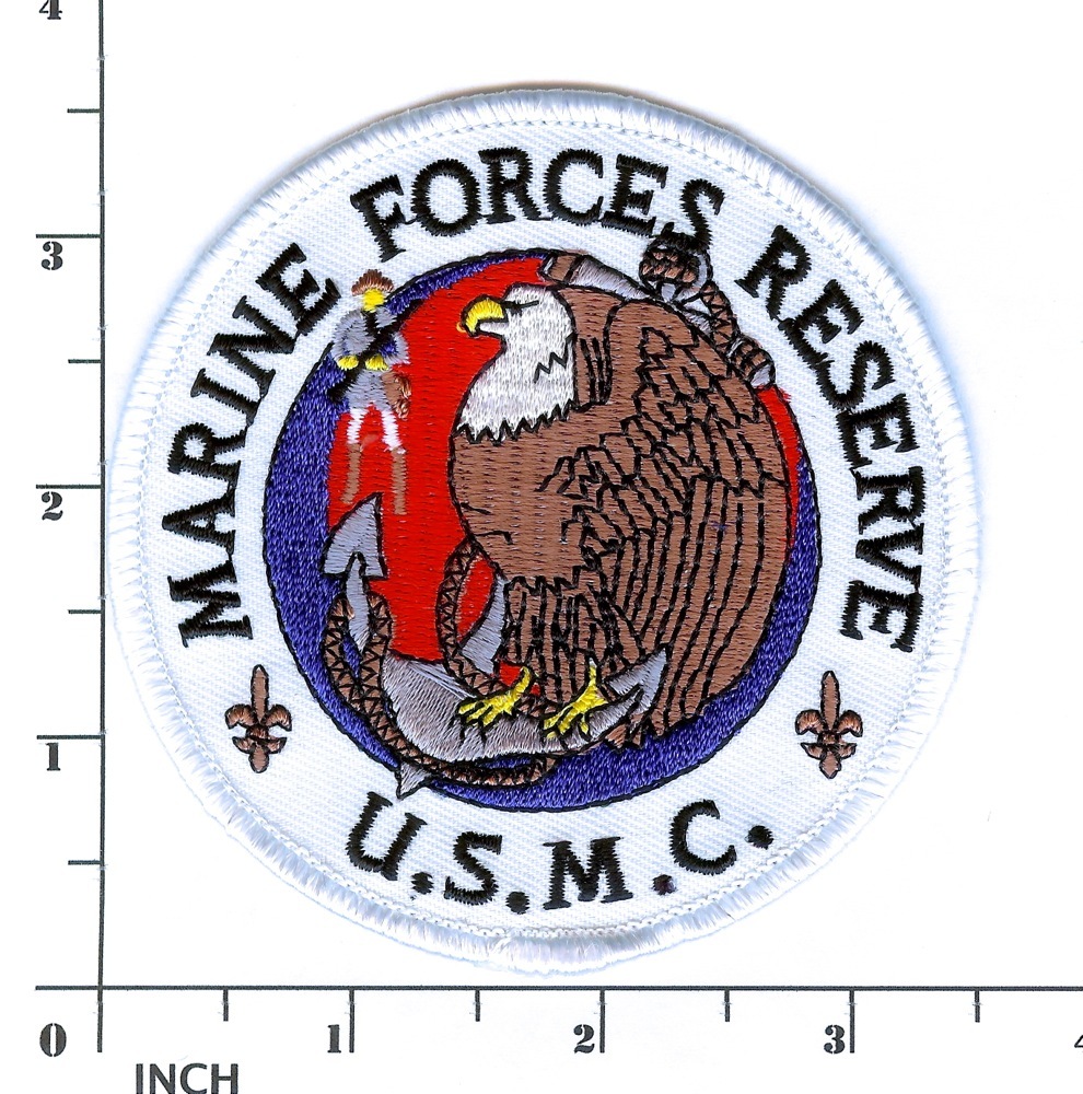 USMC MarForRes PATCH ! Marine Corps Forces Reserve ! USMCR Marines Command ! IRR
