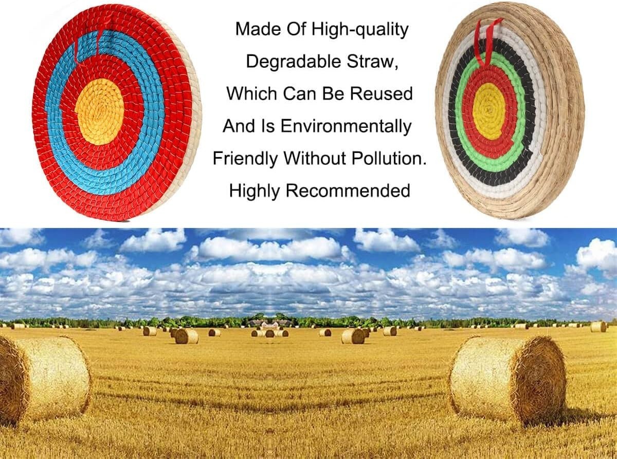 Reusable Straw Archery Target 197 Inches for Shooting Training