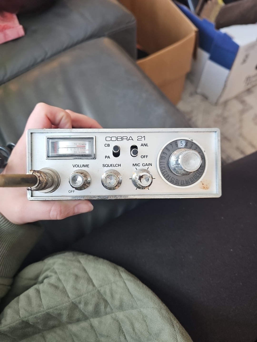 Cobra 21 LTD Classic 40 Channel Mobile CB Radio w/ Mic